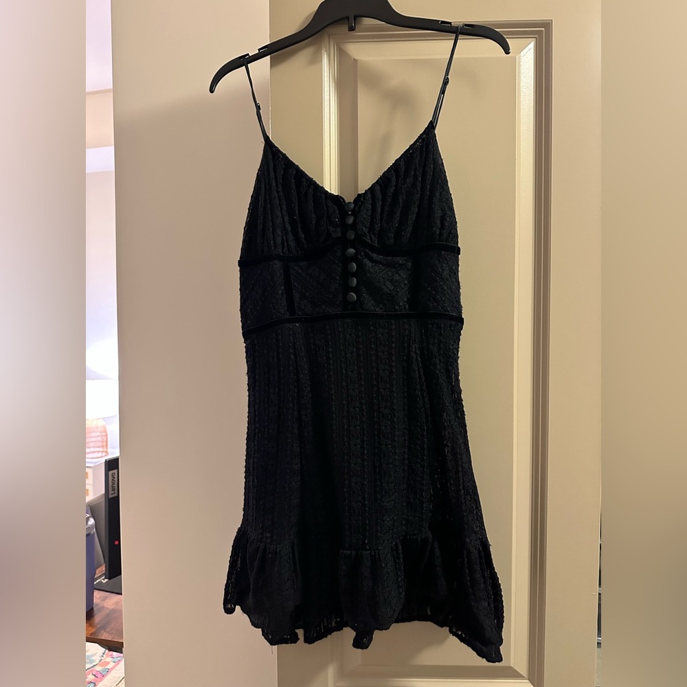 Urban Outfitters Black Strapless Dress